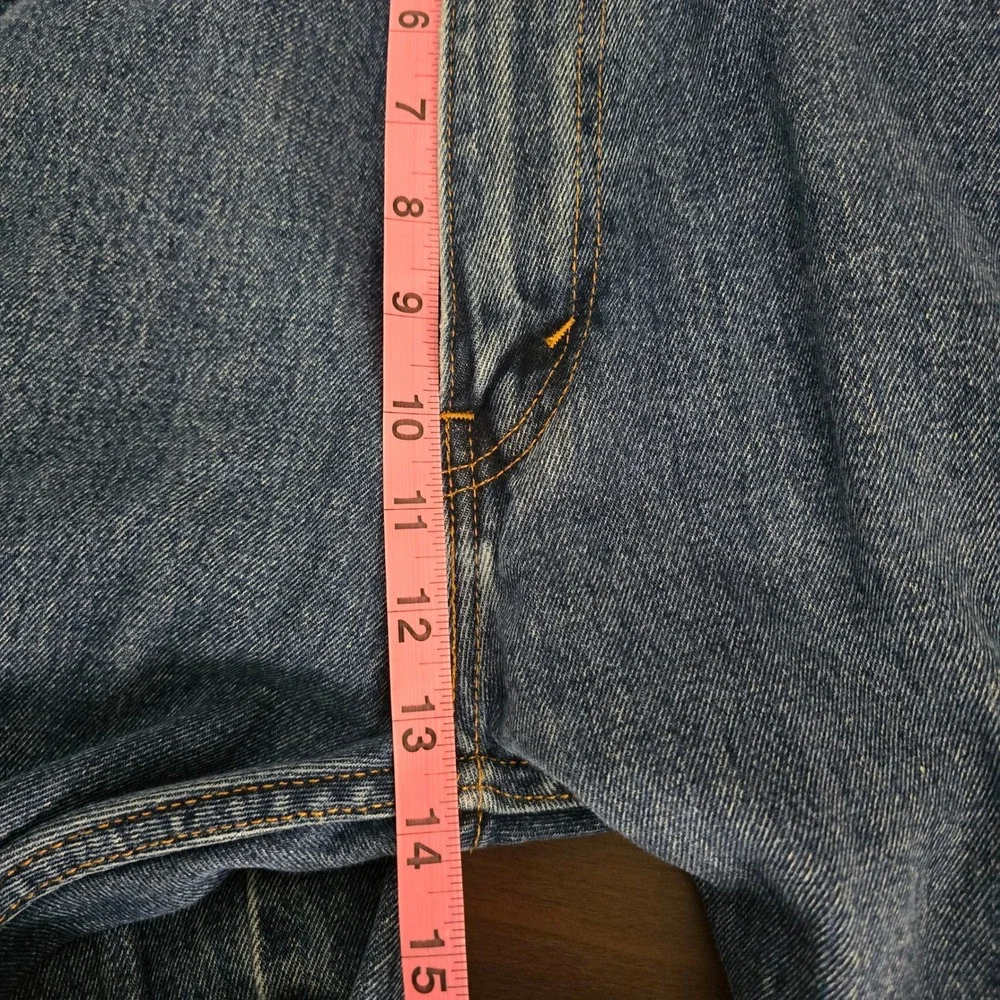 Levis 505 Regular Fit Straight Leg Jeans Mens 36x29 Medium‎ Wash Blue Denim